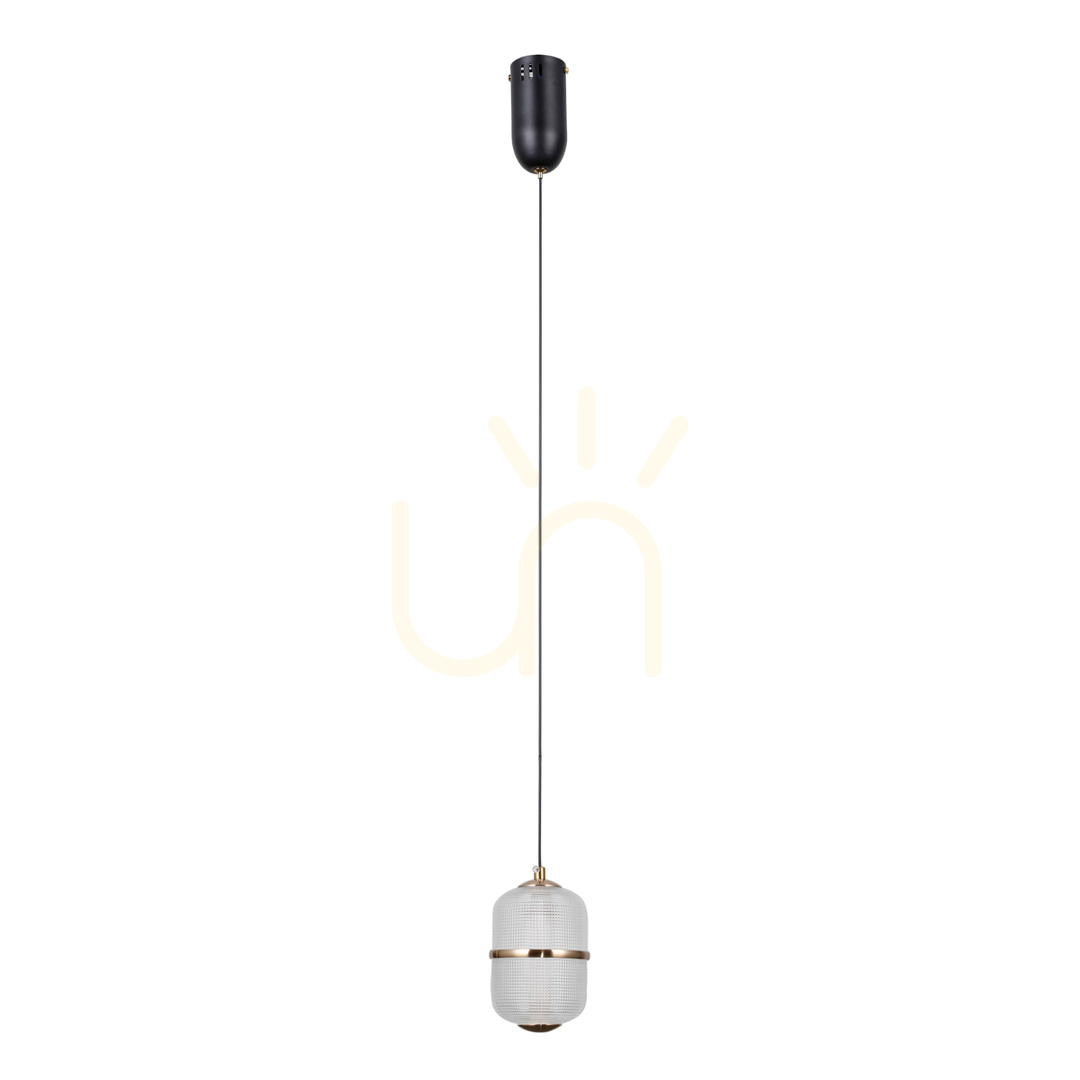 Kontrola Závěsná LED lampa Italux Alani černá 6W 3000K PND-34375-1-BK Závěsná LED lampa Italux Alani černá 6W 3000K PND-34375-1-BK