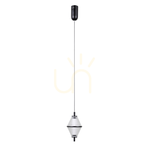 Kontrola Závěsné LED svítidlo Italux Fuente černé 5W PND-34395-1-BK