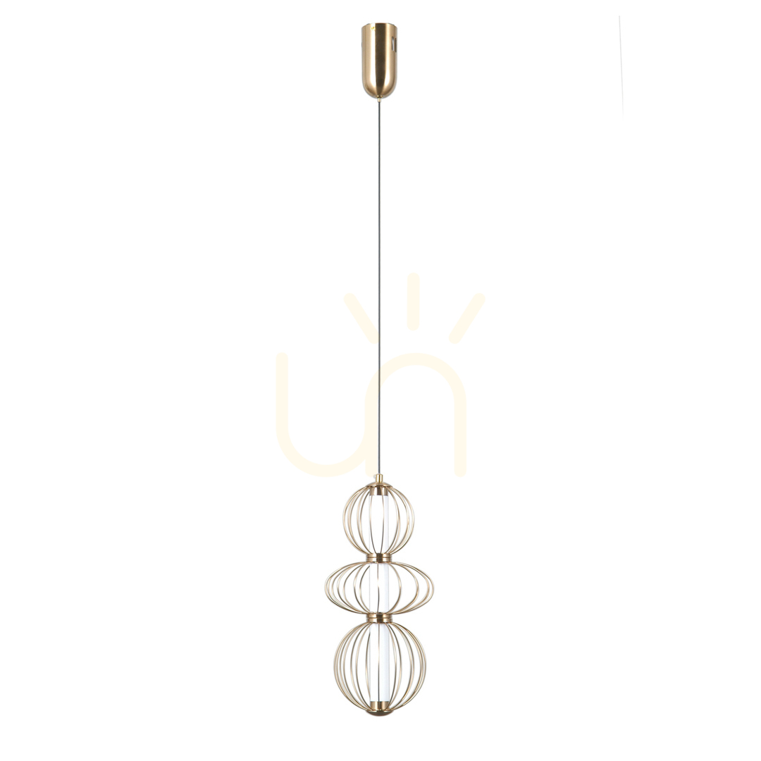 Kontrola Závěsné LED svítidlo Italux Rabel 3x10W zlaté PND-344221-3V-HBR Závěsné LED svítidlo Italux Rabel 3x10W zlaté PND-344221-3V-HBR
