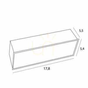 Zapuštěné svítidlo Max Light Modular H180.03 bílé hliníkové 17,8 cm small 3
