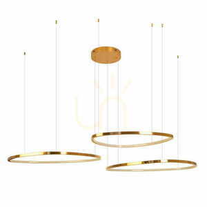 Závěsné svítidlo Max Light Cayenne P0604D kartáčovaná měď 94 cm LED 3000K small 0