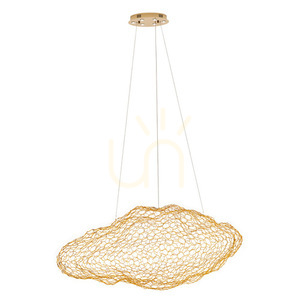 Závěsné svítidlo Max Light Stardust P0432D zlaté 7x LED 95 cm small 1
