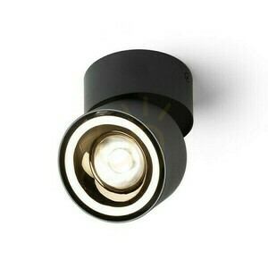 Svítidlo Albano pro povrchovou montáž černá/zlatá 230 V Led 5 W 3000 K small 3