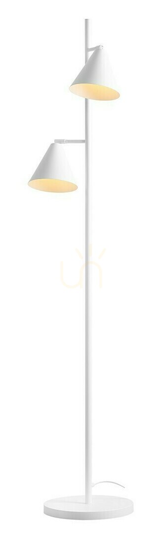 Kontrola Stojací lampa Aldex Forma 2 bílá kov 1108A_2 Stojací lampa Aldex Forma 2 bílá kov 1108A_2