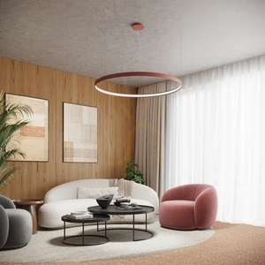 Lustr RIO 55 béžový LED 4000K, Ø 55 cm, 24 W, CRI 98 — THORO small 13