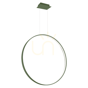 Závěsná lampa RIO 78 zelená olivová LED 4000K small 0