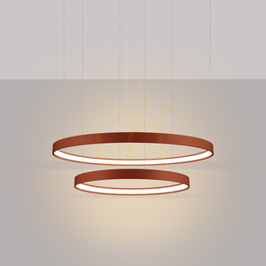Lustr Thoro RIO 2 55/78 okrově červený LED 3000K small 2