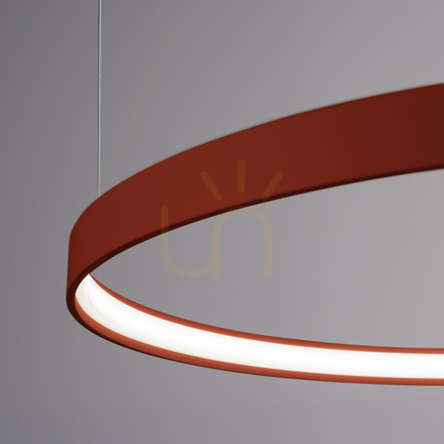 Kontrola Lustr RIO 3 55/78/110 cm červený okr LED 4000K THORO