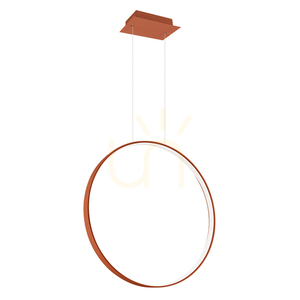 RIO 55 okrově červená LED závěsná lampa 3000K small 0