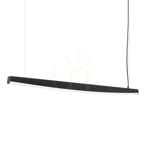 Kontrola Závěsná lampa JORUN 150 černá LED 3000K