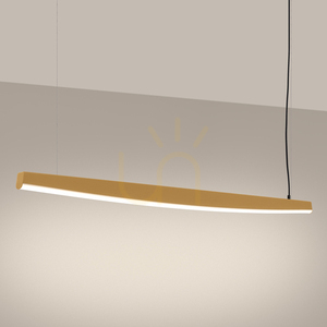 JORUN 150 zlatá LED závěsná lampa 3000K small 2