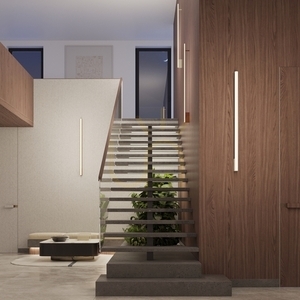 Zlatá nástěnná LED lampa LAGOM 90 4000K small 10