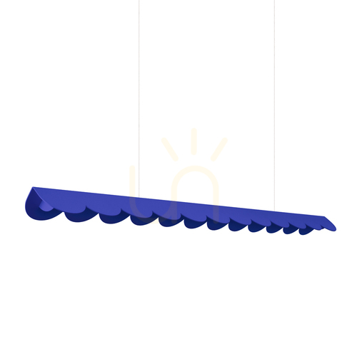 Kontrola BISCUIT ultramarínová LED závěsná lampa 4000K
