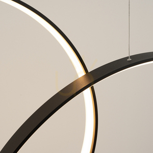 Závěsné svítidlo RIO 3 55/78/110 černá LED 3000K small 3