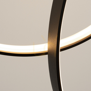 Závěsné svítidlo RIO 3 55/78/110 černá LED 3000K small 4