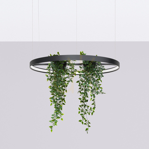 Lustr RIO BIO 78 černý LED 33 W 3000K s prstencem na rostliny Thoro TH.551 small 1