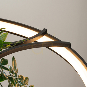 Lustr RIO BIO 78 černý LED 33 W 3000K s prstencem na rostliny Thoro TH.551 small 3