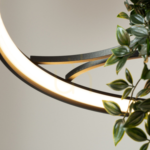Lustr RIO BIO 78 černý LED 33 W 3000K s prstencem na rostliny Thoro TH.551 small 5