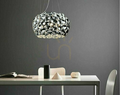 Kontrola Závěsná lampa Carera chrom 6x G9 550 mm Open Design Highlights