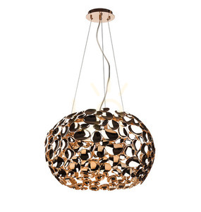 Závěsné svítidlo Carera Gold Open Design Highlights, 6×G9, zlato, kov 550 mm small 0