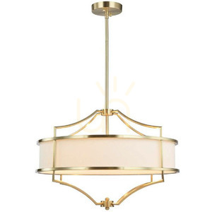 Závěsné svítidlo Stesso Open Design Highlights bílé krémové saténové zlaté 4xE27 55 cm small 0