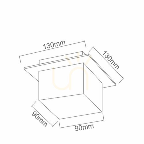 Kontrola Stropní svítidlo Rocco Open Design Highlights chrom G9 křišťál sklo 130x130 mm