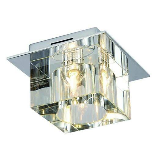 Kontrola Stropní svítidlo Rocco Open Design Highlights chrom G9 křišťál sklo 130x130 mm