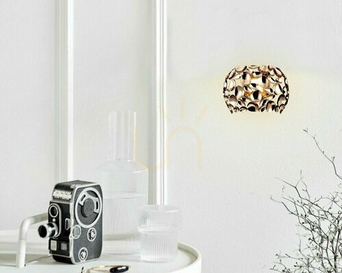 Kontrola Nástěnné svítidlo Carera Gold Open Design Highlights kov G9 7W zlaté 310 mm