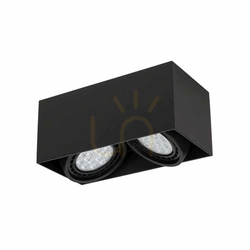 Kontrola Stropní svítidlo Cardi II Open Design Highlights černé ES111 2x16W