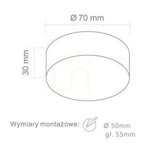 Zapuštěné LED svítidlo Bola Open Design Highlights 5W 3000K matná bílá IP20 70 mm small 1