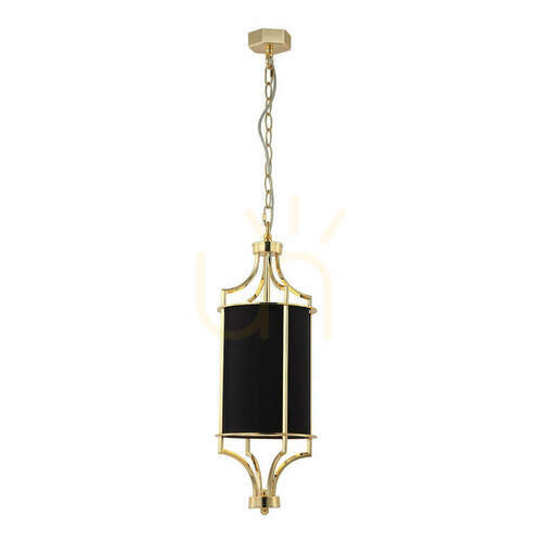 Kontrola Závěsná lampa Open Design Highlights Lunga černá zlatá E27 1x15W
