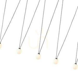 Závěsná lampa Movo VII Open Design Highlights bílá opálová černá G9 7 světel small 2