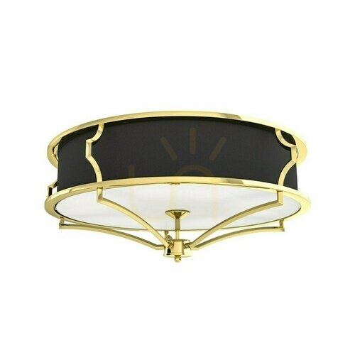 Kontrola Plafond Stesso Open Design Highlights bílý černý zlatý 4xE27 589 mm