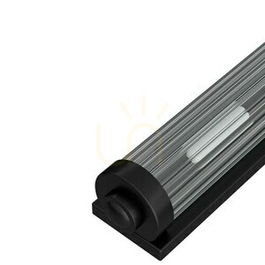 Nástěnné svítidlo Fumi Open Design Highlights IP44 černé sklo G9 2x8W small 3