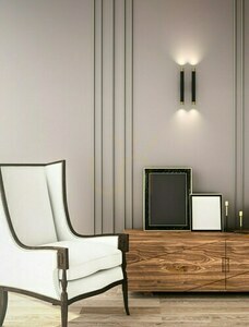 Nástěnné svítidlo Q Open Design Highlights černé/zlaté G9 2x IP20 290 mm small 1