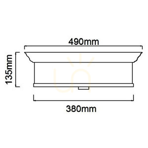 Plafon Famburo Open Design Highlights bílý 4×E14 490 mm saténově zlatý small 4