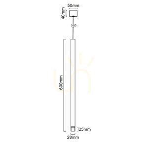Závěsné světlo Open Design Highlights Q černá/růžové zlato G9 1500 mm small 7