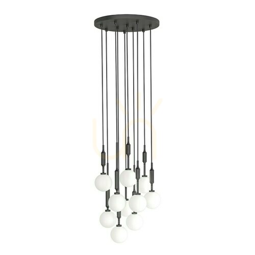 Kontrola Závěsná lampa Open Design Highlights Ero 10x G9 bílá opál černá 8W IP20
