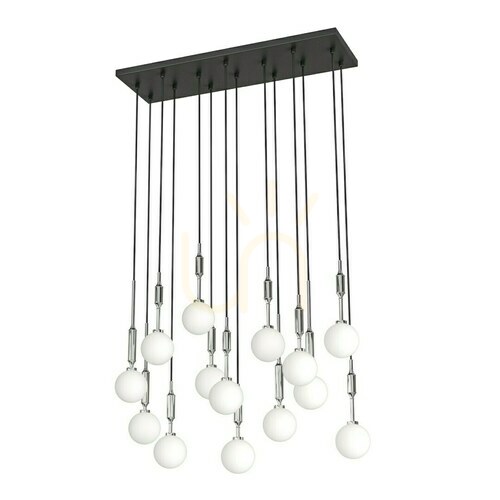 Kontrola Závěsná lampa Ero XIV Cromo 80x25 Open Design Highlights