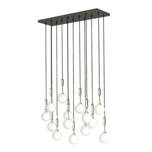 Kontrola Závěsná lampa Ero XIV Cromo 80x25 Open Design Highlights