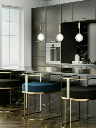 Kontrola Závěsné svítidlo Ero Open Design Highlights bílé opálové chrom G9 1800 mm