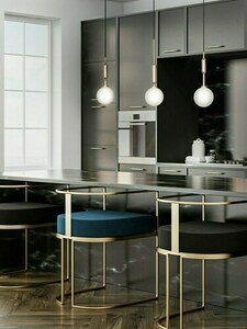 Závěsné svítidlo Ero Open Design Highlights bílé opálové chrom G9 1800 mm small 1