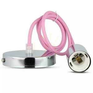 Závěsné svítidlo V-TAC Chrome Metal Pink Wire VT-7338-PK Záruka 5 let small 1