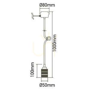 Závěsné svítidlo Pink Gold V-TAC VT-7999 Záruka 5 let small 2