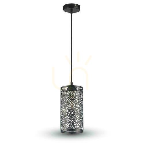 Kontrola V-TAC Tuba Mesh Pendant Luminaire Black Mat VT-7131-MB Záruka 5 let