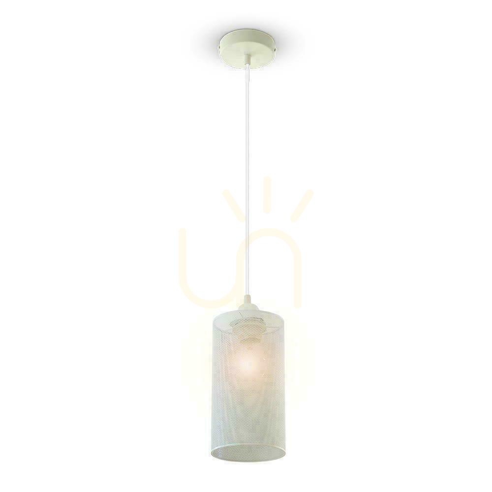 Pohled Závěsné svítidlo V-TAC Tuba Grid White Mat VT-7132-MW Záruka 5 let Závěsné svítidlo V-TAC Tuba Grid White Mat VT-7132-MW Záruka 5 let