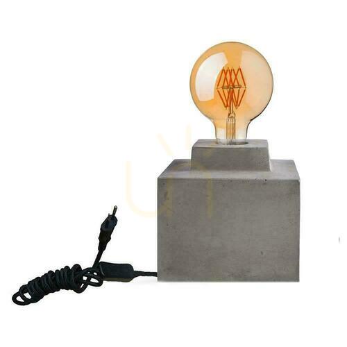 Kontrola Stolní svítidlo V-TAC Concrete Cube fi160mm VT-7160 Záruka 5 let