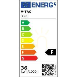 V-TAC 36W Elegantní dvojitý stropní podhled Chrom VT-7037 4000K 2700lm Záruka 3 roky small 1