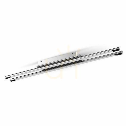 Kontrola V-TAC 36W Elegantní dvojitý stropní podhled Chrom VT-7037 4000K 2700lm Záruka 3 roky