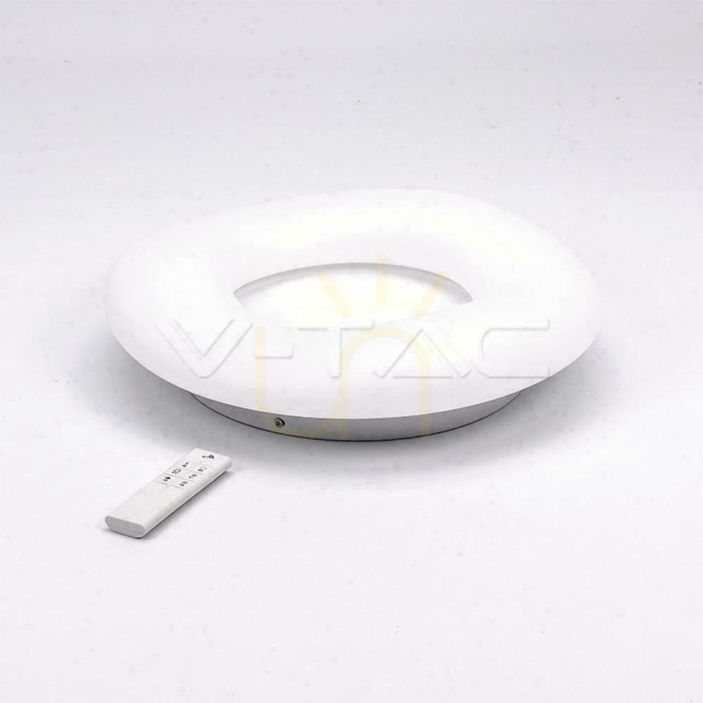 Náhled LED V-TAC 32W oválné stropní svítidlo Změna barvy f.460 Stmívatelná bílá VT-7462 2700K-6400K 3100lm Záruka 3 roky LED V-TAC 32W oválné stropní svítidlo Změna barvy f.460 Stmívatelná bílá VT-7462 2700K-6400K 3100lm Záruka 3 roky